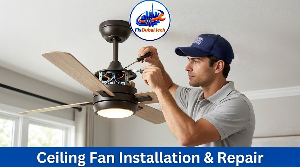 Ceiling Fan       Installation Service Dubai
